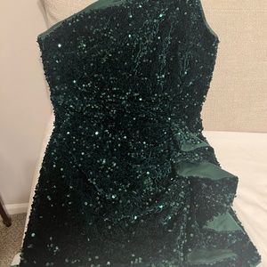 Lulus Green Mini Dress